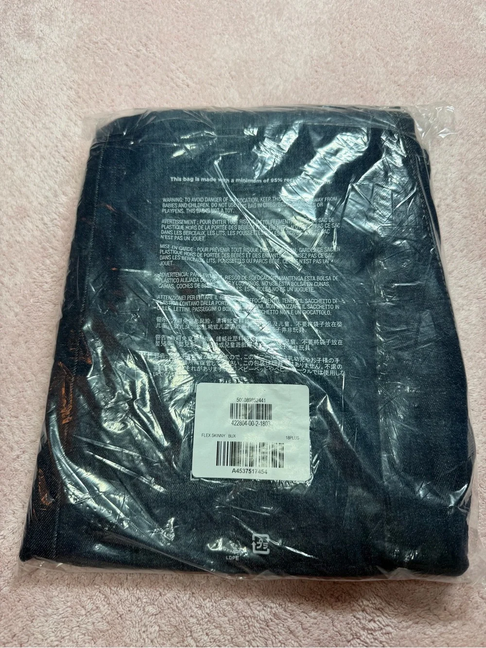 Old Navy Dark Blue Built in Flex Kids Skinny Denim Jeans Size 18 Plus